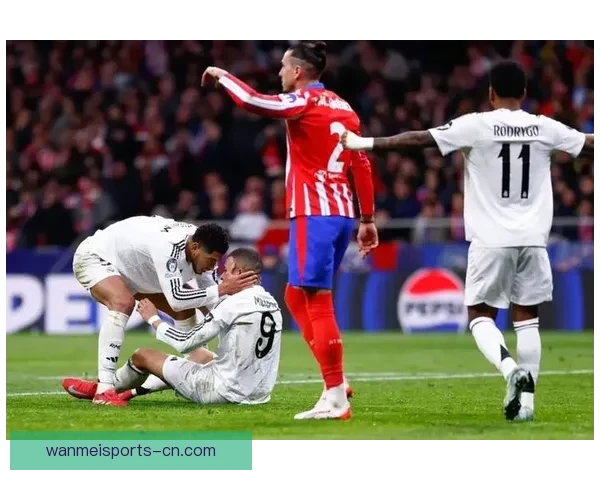 巴萨遭裁判偏袒马竞球员脚踝受伤未被罚 皇马队长妻子怒批裁判失误